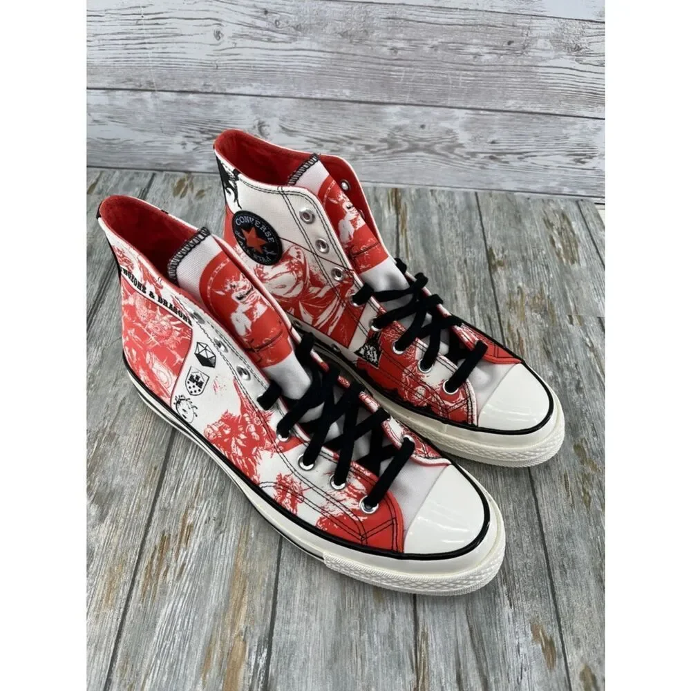 Converse Dungeons And Dragons Limited Edition Hightop Sneaker Shoes Size 10.5 - Picture 7 of 9